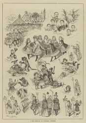 Ein Maifest in Winsford, Cheshire